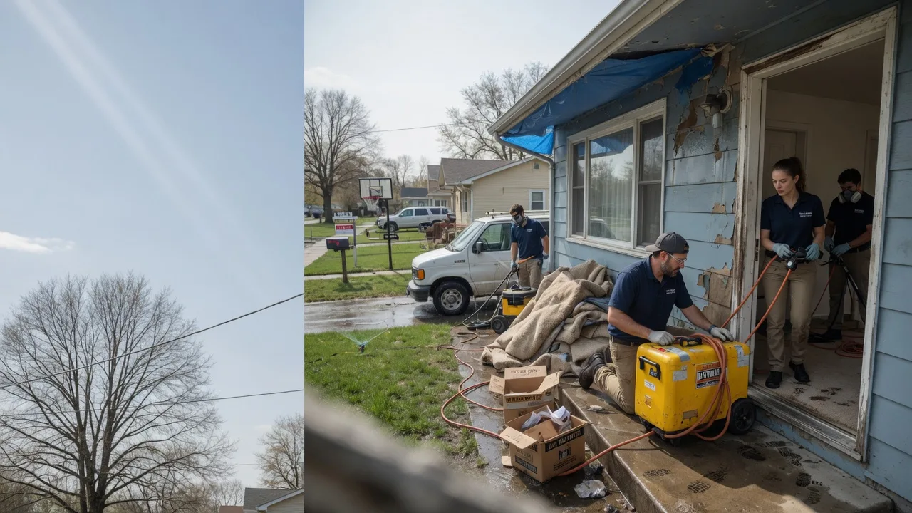 Basement Flood Cleanup in Centreville, MI near me